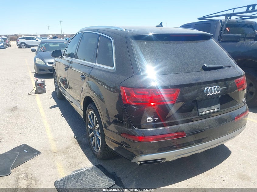 2017 Audi Q7 VIN WA1LAAF78HD022444 IAAI salvage auction — NORMAL WEAR, Clear (Colorado), sold $4,550 on 2026-07-07 (photo 3)