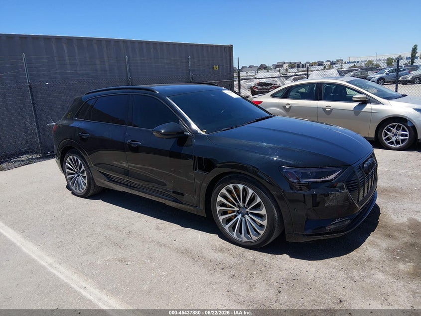 2019 Audi E-tron VIN WA1VAAGE7KB021651 IAAI salvage auction — RIGHT SIDE, Salvage Title, sold $16,200 on 2026-08-17 (photo 1)