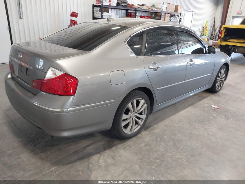 2008 Infiniti M45 VIN JNKBY01FX8M550698 IAAI salvage auction — ENGINE DAMAGE, Clear (Colorado), sold $200 on 2026-07-22 (photo 4)