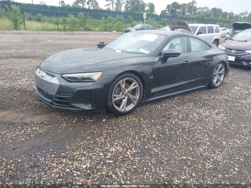 2022 Audi E-tron gt VIN WAUFJBFW5N7008461 IAAI salvage auction — SIDE, Salvage Title, sold $9,100 on 2026-07-30 (photo 2)