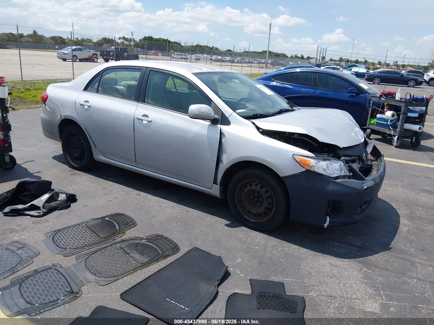 2011 Toyota Corolla VIN JTDBU4EE9B9155735 IAAI salvage auction — FRONT END, Rebuildable (Florida), sold $1,175 on 2026-07-23 (photo 1)
