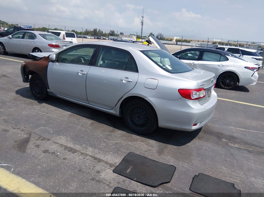 2011 Toyota Corolla VIN JTDBU4EE9B9155735 IAAI salvage auction — FRONT END, Rebuildable (Florida), sold $1,175 on 2026-07-23 (photo 3)