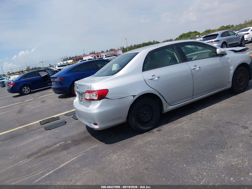 2011 Toyota Corolla VIN JTDBU4EE9B9155735 IAAI salvage auction — FRONT END, Rebuildable (Florida), sold $1,175 on 2026-07-23 (photo 4)