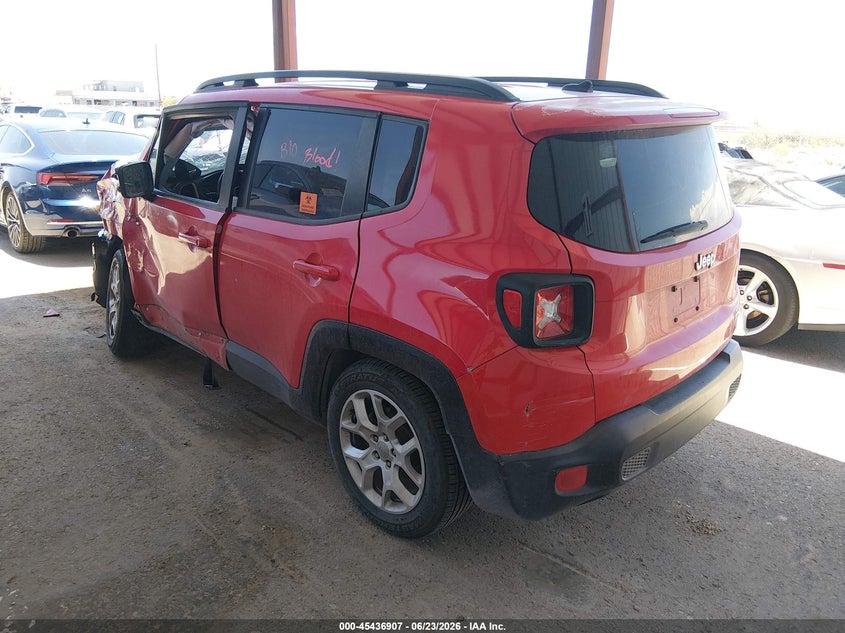 2017 Jeep Renegade VIN ZACCJABB4HPE60122 IAAI salvage auction — FRONT END, Salvage Title, sold $200 on 2026-08-19 (photo 3)