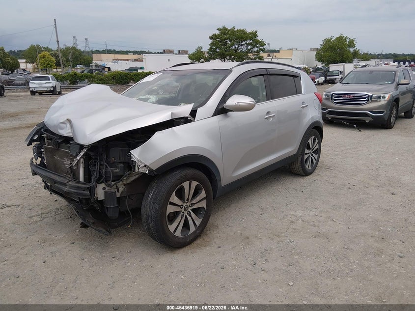 2012 Kia Sportage VIN KNDPC3A27C7194397 IAAI salvage auction — FRONT END, Salvage (Pennsylvania), sold $1,200 on 2026-07-10 (photo 2)