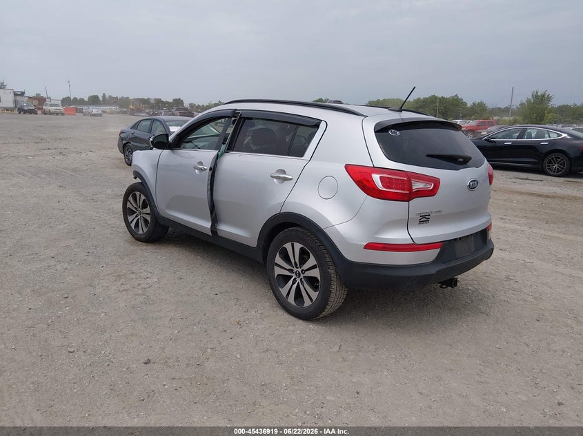 2012 Kia Sportage VIN KNDPC3A27C7194397 IAAI salvage auction — FRONT END, Salvage (Pennsylvania), sold $1,200 on 2026-07-10 (photo 3)
