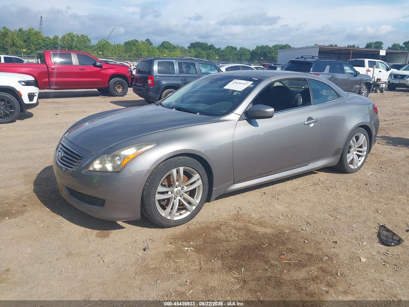 2009 Infiniti G37 VIN JNKCV66E59M722394 IAAI salvage auction — ELECTRICAL, Salvage (Tennessee), sold $1,300 on 2026-07-22 (photo 2)