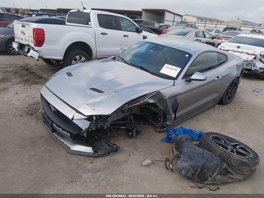 2022 Ford Mustang VIN 1FA6P8TH4N5149551 IAAI salvage auction — LEFT SIDE, Salvage Title, sold $5,600 on 2026-07-23 (photo 2)