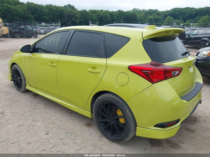 2017 Toyota Corolla VIN JTNKARJE5HJ546783 IAAI salvage auction — HAIL, Clear (Wisconsin), sold $525 on 2026-07-29 (photo 3)