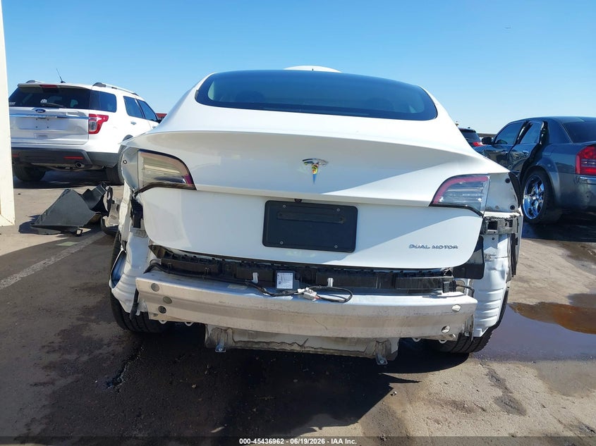 2022 Tesla Model 3 VIN 5YJ3E1EB4NF187024 IAAI salvage auction — REAR END, Salvage (Arizona), sold $10,600 on 2026-07-14 (photo 6)
