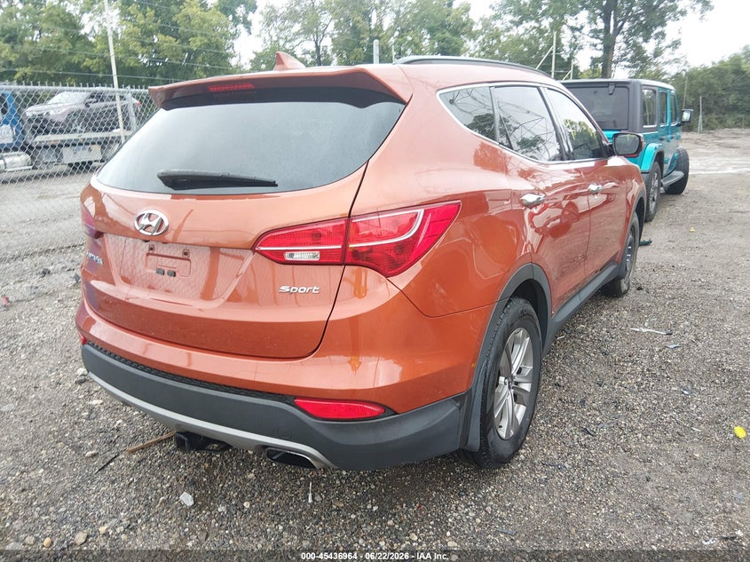 2016 Hyundai VIN 5XYZU3LB1GG353894 IAAI salvage auction — FRONT END, Clear (Indiana), sold $3,000 on 2026-07-22 (photo 4)