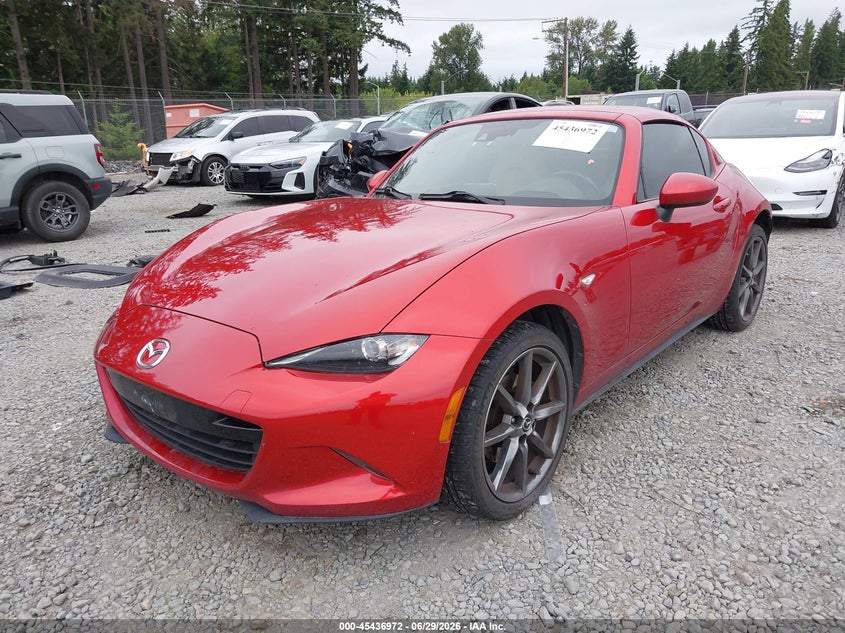 2017 Mazda Mx-5 VIN JM1NDAM78H0104285 IAAI salvage auction — REAR END, Bill Of Sale (Washington), sold $6,500 on 2026-07-12 (photo 2)