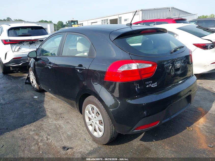 2013 Kia Rio VIN KNADM5A36D6209979 IAAI salvage auction — LEFT FRONT, Salvage (North Carolina), sold $975 on 2026-09-03 (photo 3)