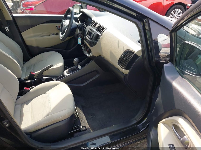 2013 Kia Rio VIN KNADM5A36D6209979 IAAI salvage auction — LEFT FRONT, Salvage (North Carolina), sold $975 on 2026-09-03 (photo 5)