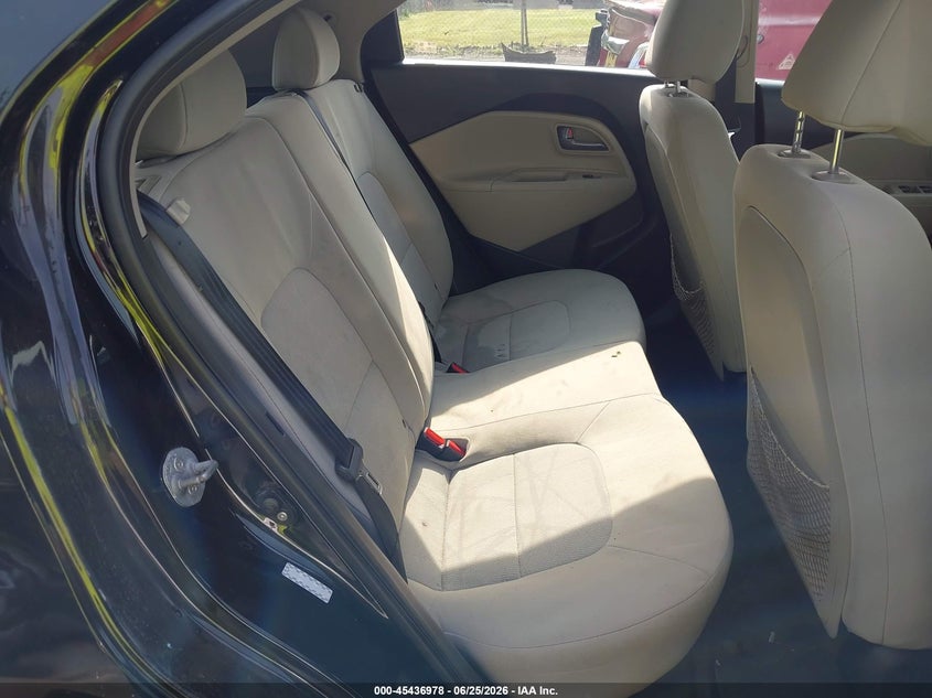 2013 Kia Rio VIN KNADM5A36D6209979 IAAI salvage auction — LEFT FRONT, Salvage (North Carolina), sold $975 on 2026-09-03 (photo 8)