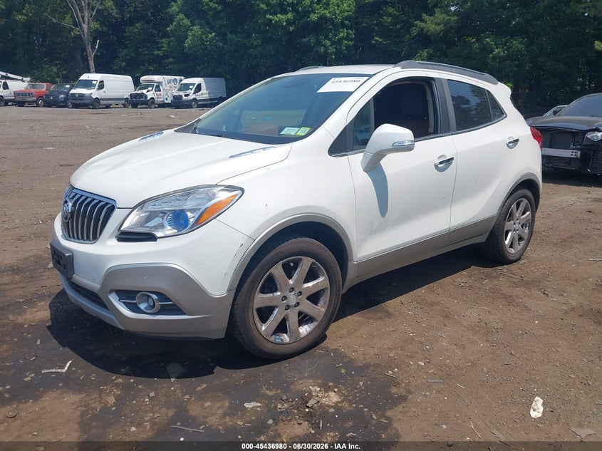 2014 Buick Encore VIN KL4CJHSBXEB518680 IAAI salvage auction — REAR END, Mv-907A (New York), sold $425 on 2026-07-09 (photo 2)