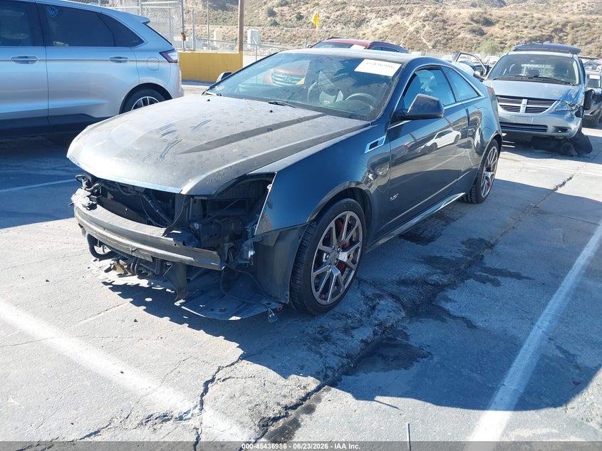 2015 Cadillac Cts-v VIN 1G6DV1EPXF0100441 IAAI salvage auction — FRONT END, Salvage (California), sold $9,000 on 2026-07-15 (photo 2)