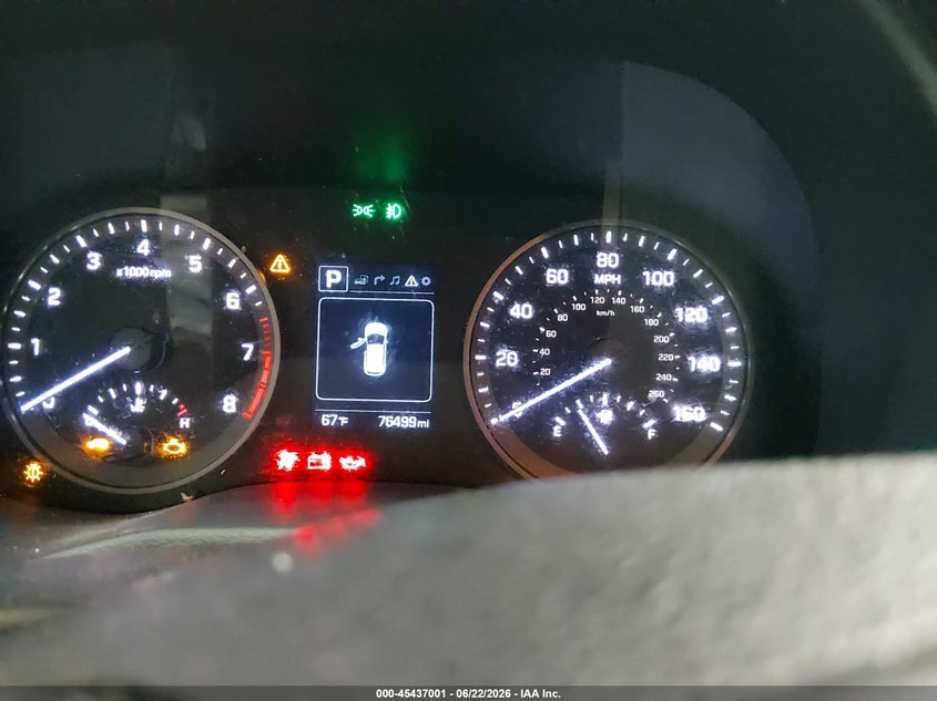 2017 Hyundai Tucson VIN KM8J3CA4XHU524495 IAAI salvage auction — FRONT END, Salvage Title, sold $1,150 on 2026-07-24 (photo 7)