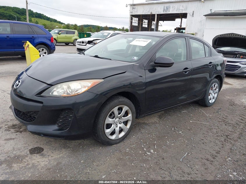 2013 Mazda VIN JM1BL1TG6D1747472 IAAI salvage auction — RIGHT FRONT, Salvage (Pennsylvania), sold $400 on 2026-07-08 (photo 2)