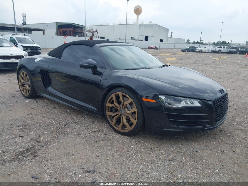 2012 Audi R8 VIN WUAVNAFGXCN003015 IAAI salvage auction — UNDERCARRIAGE, Salvage (Texas), sold $41,300 on 2026-07-23 (photo 1)