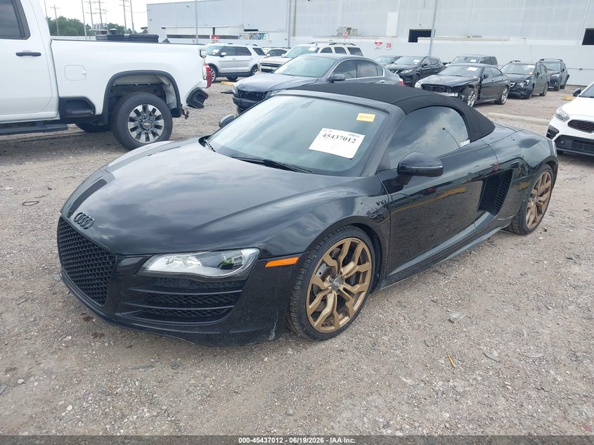 2012 Audi R8 VIN WUAVNAFGXCN003015 IAAI salvage auction — UNDERCARRIAGE, Salvage (Texas), sold $41,300 on 2026-07-23 (photo 2)