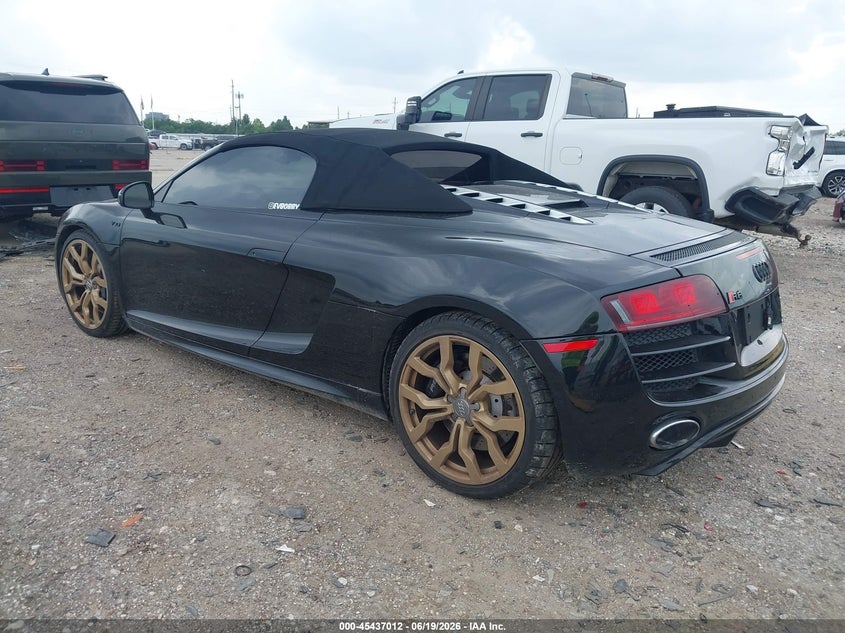 2012 Audi R8 VIN WUAVNAFGXCN003015 IAAI salvage auction — UNDERCARRIAGE, Salvage (Texas), sold $41,300 on 2026-07-23 (photo 3)