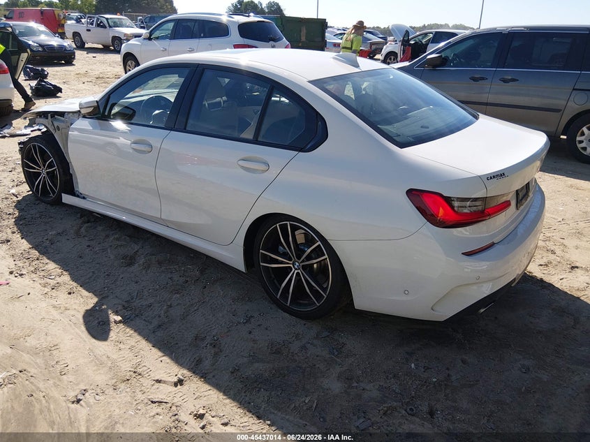2019 BMW 3er VIN WBA5R1C53KAK07601 IAAI salvage auction — FRONT END, Salvage Title, sold $10,800 on 2026-08-02 (photo 3)