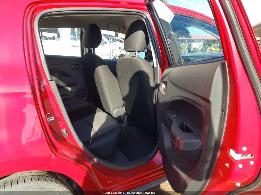 2021 Mitsubishi Mirage VIN ML32AUHJ3MH013023 IAAI salvage auction — FRONT & REAR, Salvage Title, sold $825 on 2026-07-28 (photo 8)