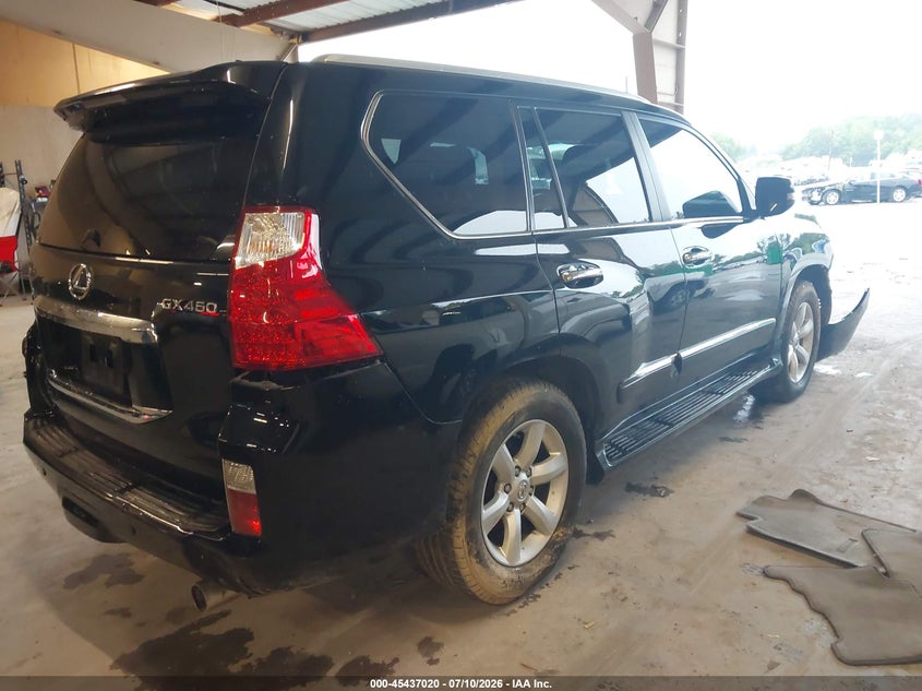 2011 Lexus Gx VIN JTJJM7FX5B5030393 IAAI salvage auction — FRONT & REAR, Clear (Tennessee), sold $9,700 on 2026-08-26 (photo 4)