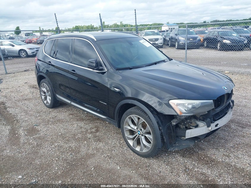 2016 BMW X3 VIN 5UXWX9C59G0D73549 IAAI salvage auction — FRONT END, Salvage (Illinois), sold $25 on 2026-07-29 (photo 1)