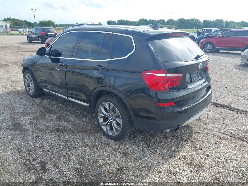 2016 BMW X3 VIN 5UXWX9C59G0D73549 IAAI salvage auction — FRONT END, Salvage (Illinois), sold $25 on 2026-07-29 (photo 3)