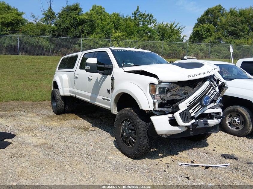 2021 Ford F350 VIN 1FT8W3DT5MED24870 IAAI salvage auction — FRONT END, Salvage Title, sold $20,850 on 2026-09-09 (photo 1)
