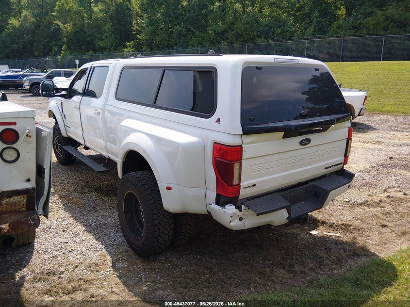 2021 Ford F350 VIN 1FT8W3DT5MED24870 IAAI salvage auction — FRONT END, Salvage Title, sold $20,850 on 2026-09-09 (photo 3)