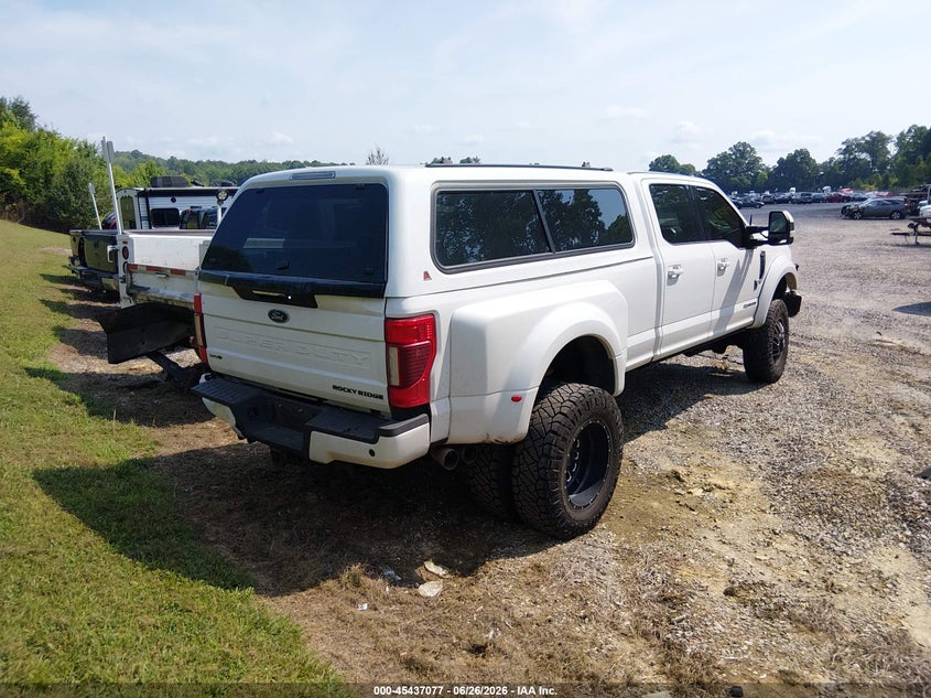 2021 Ford F350 VIN 1FT8W3DT5MED24870 IAAI salvage auction — FRONT END, Salvage Title, sold $20,850 on 2026-09-09 (photo 4)