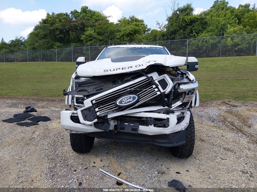 2021 Ford F350 VIN 1FT8W3DT5MED24870 IAAI salvage auction — FRONT END, Salvage Title, sold $20,850 on 2026-09-09 (photo 6)