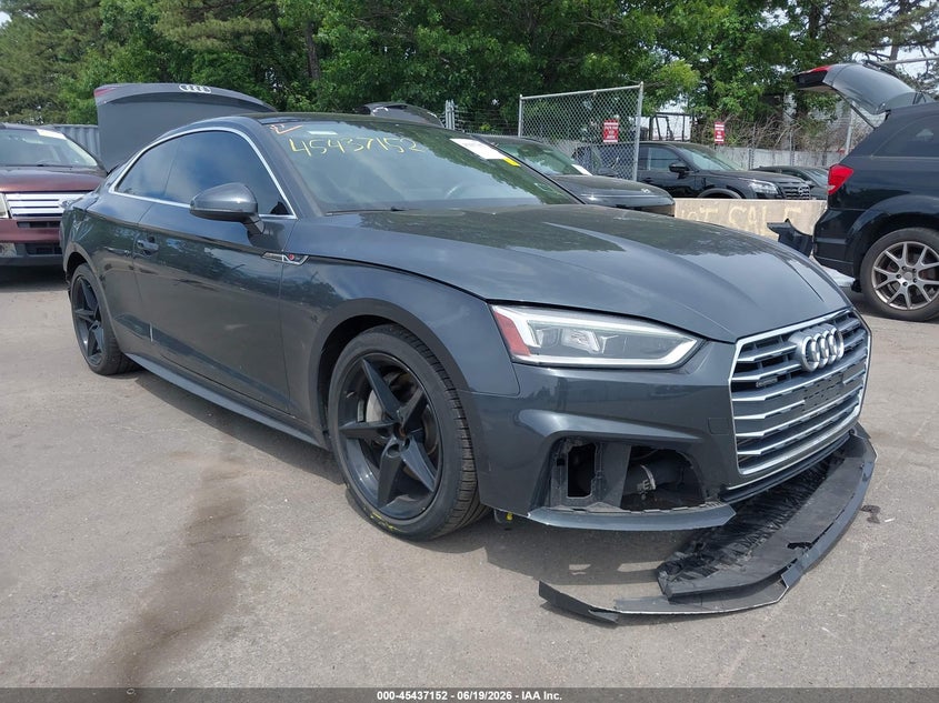 2019 Audi A5 VIN WAUSNAF55KA027630 — IAAI salvage auction photo