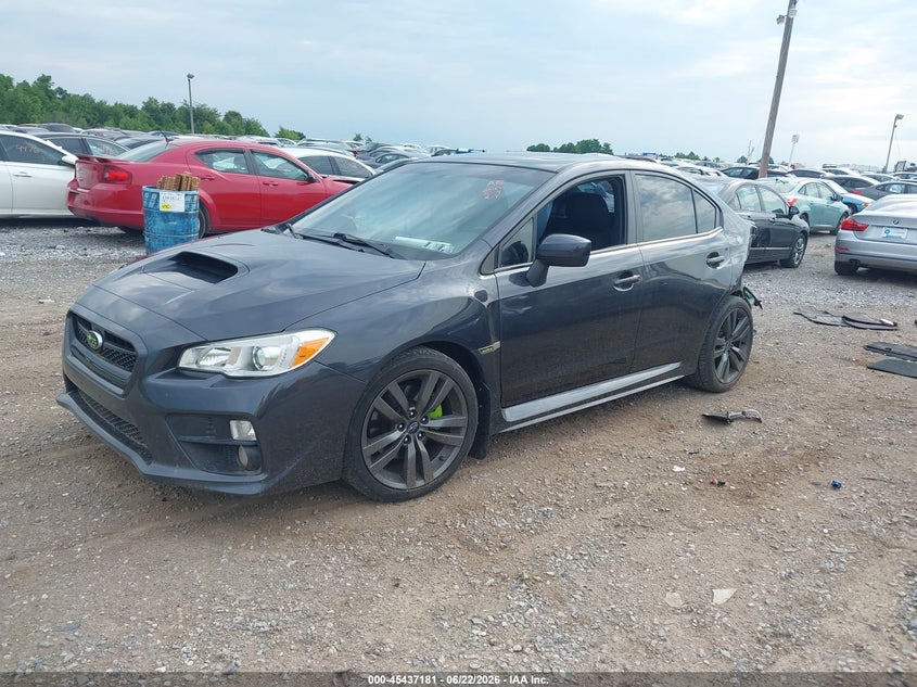 2017 Subaru Wrx VIN JF1VA1E62H9810054 IAAI salvage auction — RIGHT SIDE, Salvage (Pennsylvania), sold $4,400 on 2026-07-15 (photo 2)