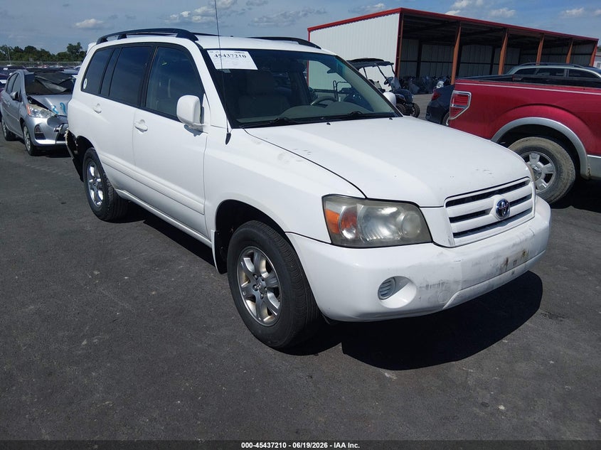 2005 Toyota Highlander VIN JTEGP21A350043747 IAAI salvage auction — RIGHT REAR, Salvage (Illinois), sold $375 on 2026-07-28 (photo 1)