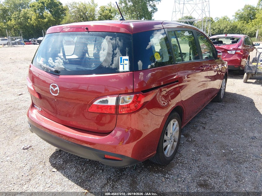 2015 Mazda 5 VIN JM1CW2BL4F0182079 IAAI salvage auction — FRONT END, Clear (Indiana), sold $75 on 2026-07-22 (photo 4)