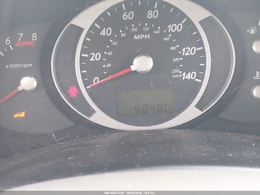 2007 Hyundai Tucson VIN KM8JN12DX7U639481 IAAI salvage auction — NORMAL WEAR, Clear (Florida), sold $125 on 2026-07-21 (photo 7)