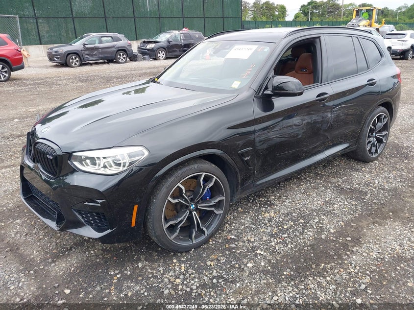 2021 BMW X3 m VIN 5YMTS0C01M9E99535 IAAI salvage auction — FRONT & REAR, Salvage Title, sold $12,300 on 2026-07-28 (photo 2)