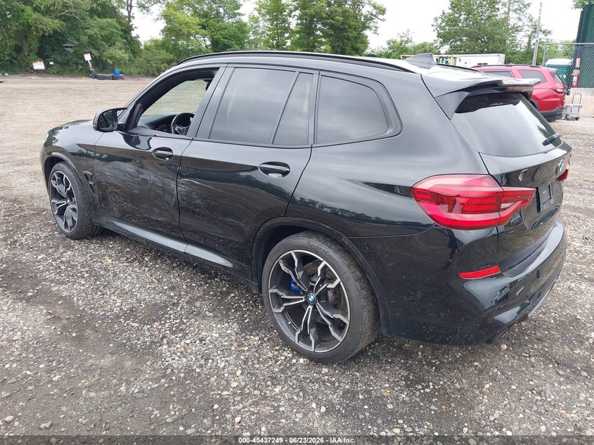 2021 BMW X3 m VIN 5YMTS0C01M9E99535 IAAI salvage auction — FRONT & REAR, Salvage Title, sold $12,300 on 2026-07-28 (photo 3)