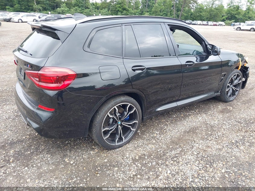 2021 BMW X3 m VIN 5YMTS0C01M9E99535 IAAI salvage auction — FRONT & REAR, Salvage Title, sold $12,300 on 2026-07-28 (photo 4)