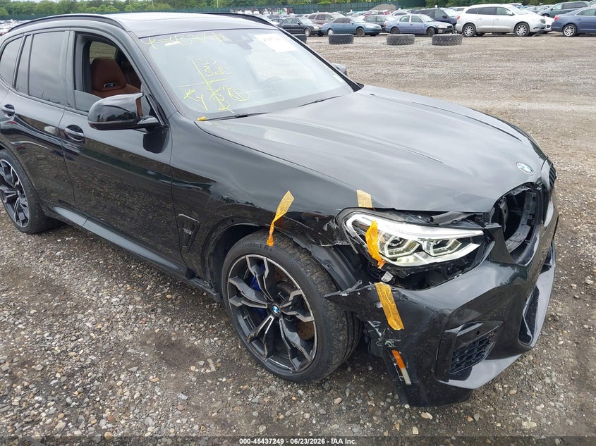 2021 BMW X3 m VIN 5YMTS0C01M9E99535 IAAI salvage auction — FRONT & REAR, Salvage Title, sold $12,300 on 2026-07-28 (photo 6)