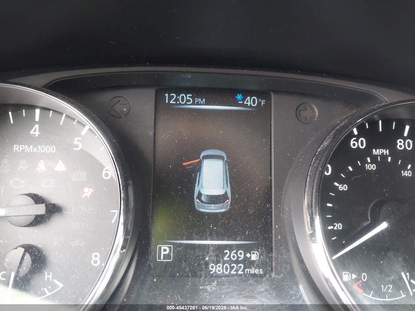2017 Nissan Rogue VIN KNMAT2MT6HP510870 IAAI salvage auction — FRONT END, Salvage Title, sold $1,900 on 2026-07-22 (photo 7)