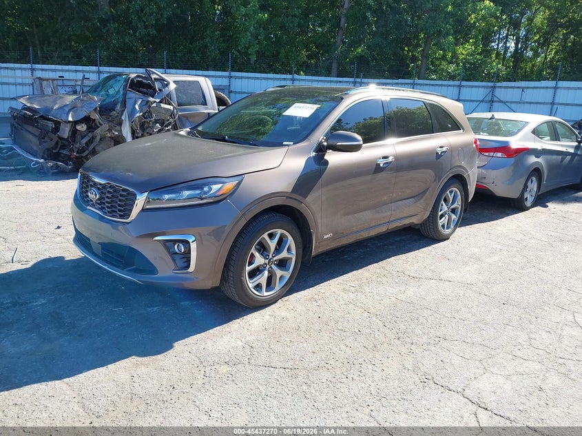 2019 Kia Sorento VIN 5XYPKDA54KG499652 IAAI salvage auction — SIDE, Clear (Michigan), sold $3,750 on 2026-07-09 (photo 2)