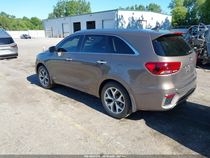 2019 Kia Sorento VIN 5XYPKDA54KG499652 IAAI salvage auction — SIDE, Clear (Michigan), sold $3,750 on 2026-07-09 (photo 3)