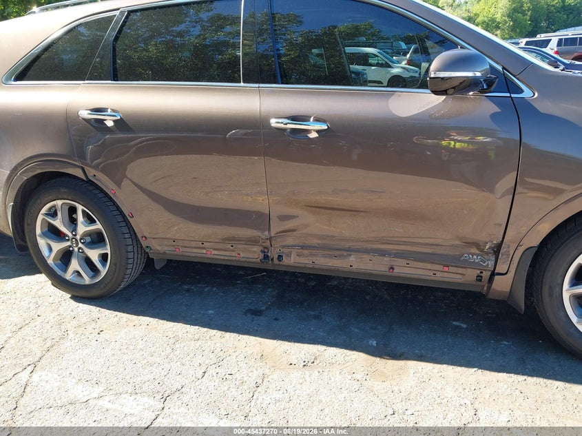 2019 Kia Sorento VIN 5XYPKDA54KG499652 IAAI salvage auction — SIDE, Clear (Michigan), sold $3,750 on 2026-07-09 (photo 6)