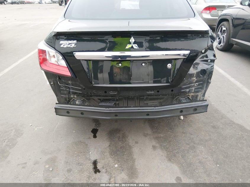 2022 Mitsubishi Mirage VIN ML32FUFJ1NHF09169 IAAI salvage auction — REAR END, Salvage Title, sold $2,250 on 2026-07-22 (photo 6)