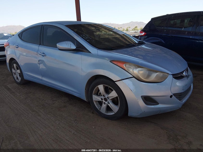 2011 Hyundai Elantra VIN KMHDH4AE6BU109226 IAAI salvage auction — NORMAL WEAR, Clear (Arizona), sold $25 on 2026-07-28 (photo 1)
